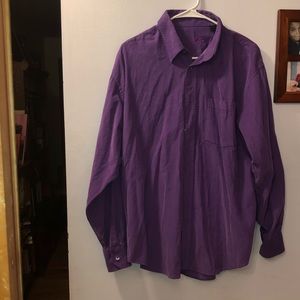 Bugatchi Uomo Purple Shirt